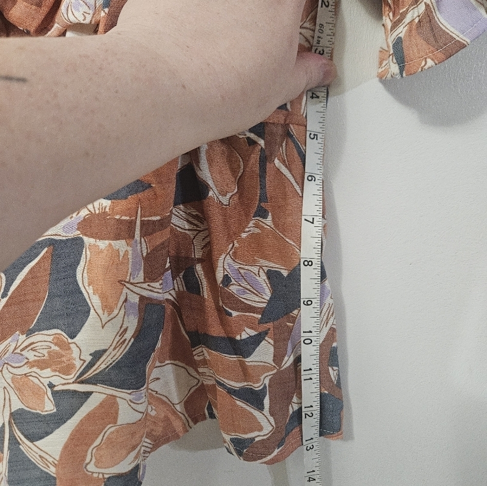 Nine West Womens Plus Size Off The Shoulder Floral Blouse! - Picture 5 of 6